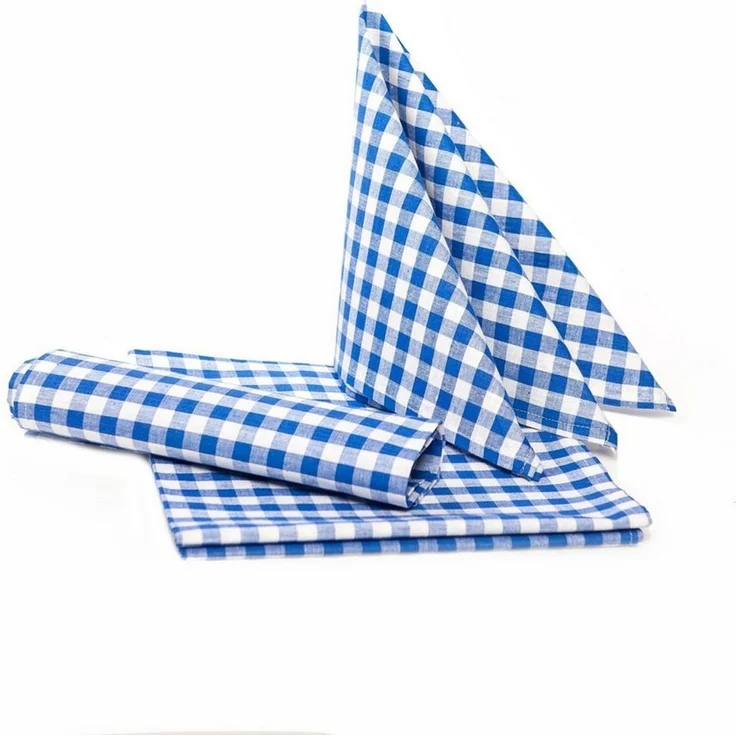 texpot Tischdecke kariert Landhausstil Bauernkaro 100% Baumwolle (1-tlg) – Bild 4
