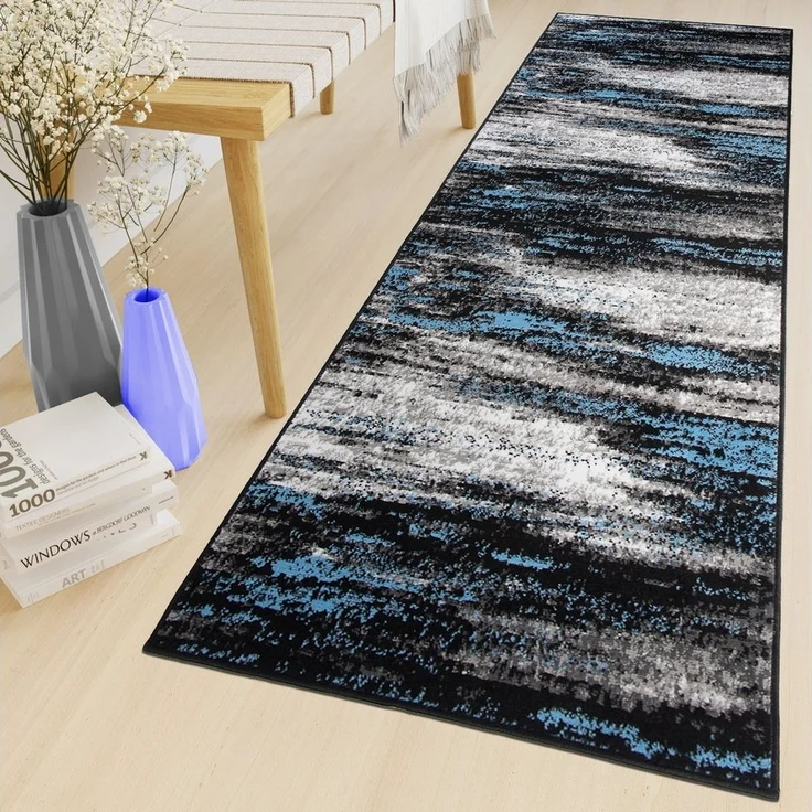 Tapiso Läufer MAYA, rechteckig, Höhe: 8 mm, Flur Meterware Korridor Küche Kurzflor – Bild 5
