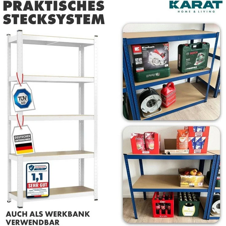 Kubus Schwerlastregal Lagerregal für jeden Keller – Bild 3