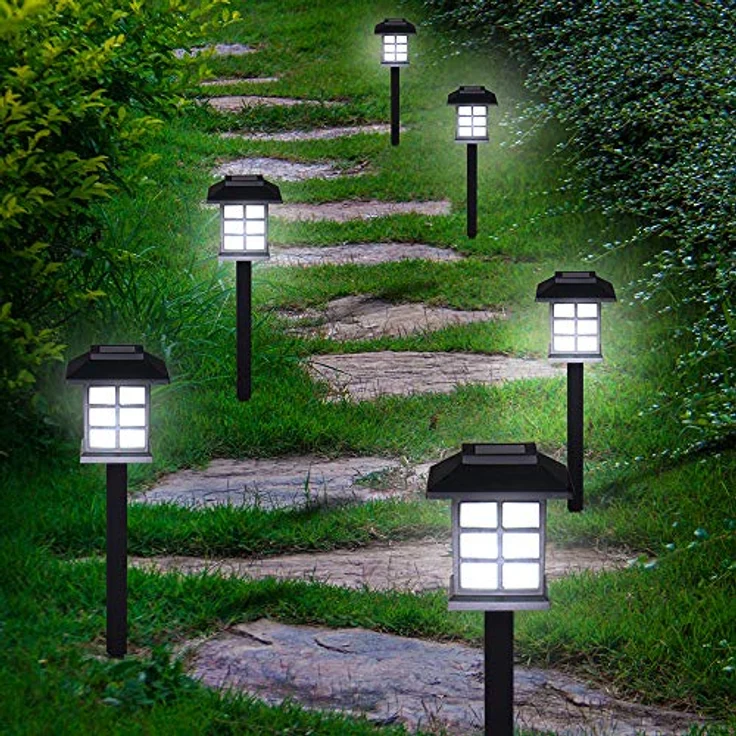 MONZANA® LED Solarlampe 12x Set Wetterfest Solar Akku Garten Solarleuchte Gartenleuchte Außenbereich Outdoor – Bild 3