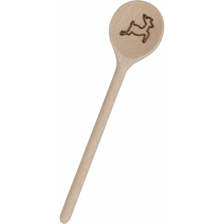 Städter Kochlöffel Rentier Rund, Koch Löffel, Rührlöffel, Küchenlöffel, Küchenhelfer, Holz, 16 cm, 815148