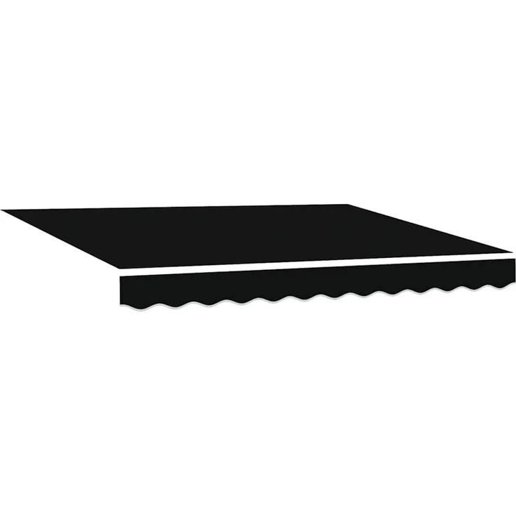 Markise, Sonnenmarkise Schwarz 300 x 250 x 165 cm Polyester – Bild 4