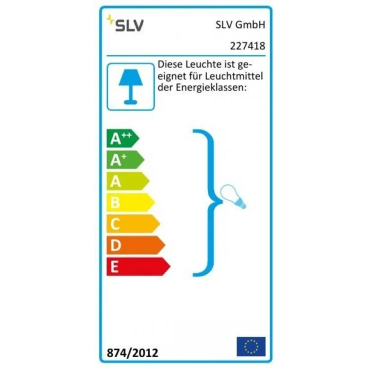 SLV No. 227418 NAUTILUS SPIKE silbergrau GU10 max. 35W inkl. 1,5m Kabel mit Stecker – Bild 5