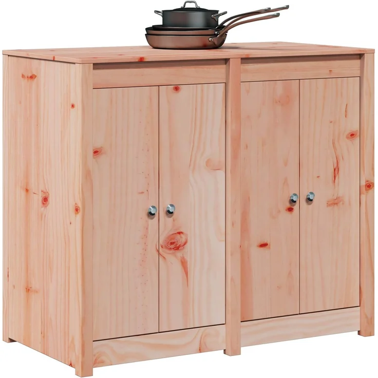 vidaXL Außenküchenschrank MEPPEL Weiß 106 x 55 x 92 cm 3443792 – Bild 3