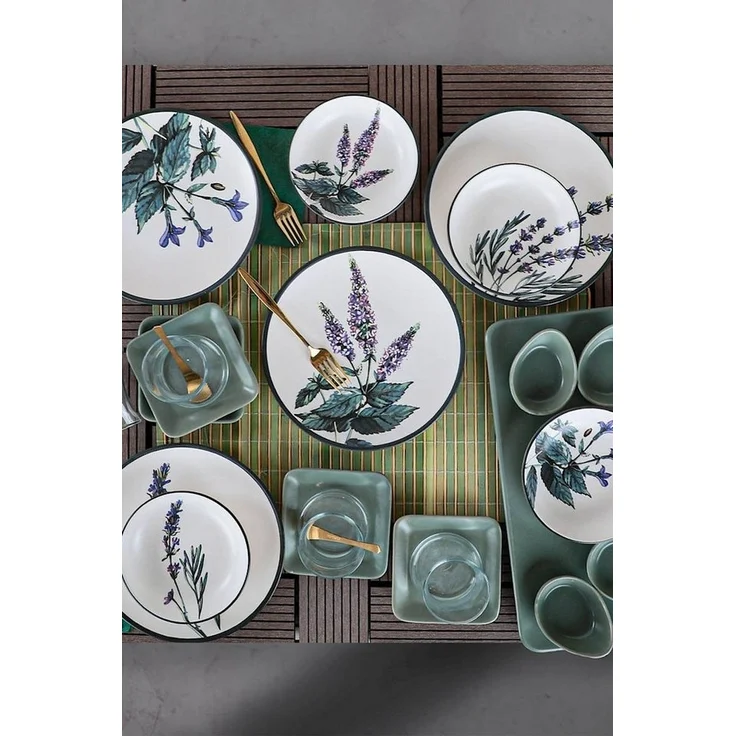 Hermia Concept Frühstücksteller 100% CERAMIC STONEWARE M1736, (21 St) – Bild 2
