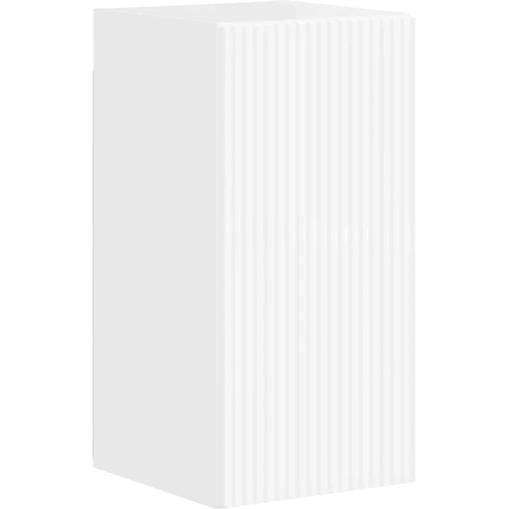 vidaXL TV-Schrankset Wandmontiert 4 pcs Hochglanz Weiß Holzwerkstoff 3409037 – Bild 7