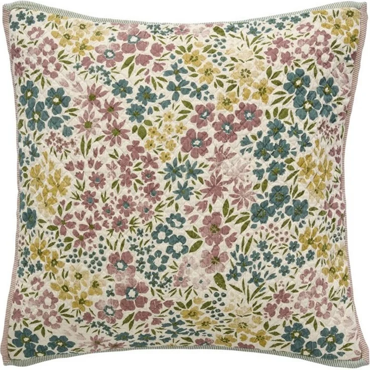 Ib Laursen - Kissenbezug Kissenhülle 50x50cm Baumwolle Bunt Blumenmuster 6894-00 – Bild 4