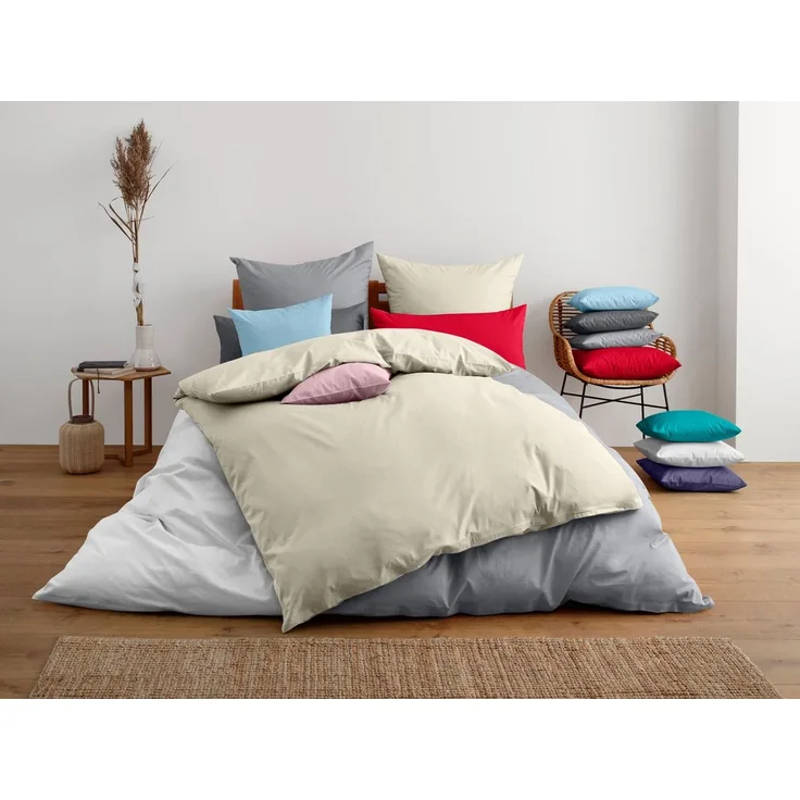 OTTO home Bettwäsche Luisa, Renforcé, 2 teilig, 100% Baumwolle, ab Gr. 135x200, auch in PREMIUM Qualitäten erhältlich