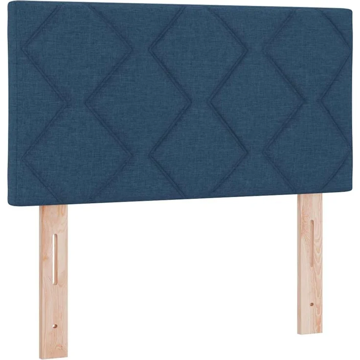 vidaXL Boxspringbett mit Kopfteil Blau 80 x 200 cm Stoff 3340058 – Bild 5