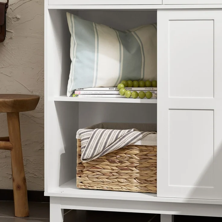 SoBuy FSB84-W Sideboard, MDF, Lackiert, Weiß, 80 x 85 x 40 cm – Bild 9