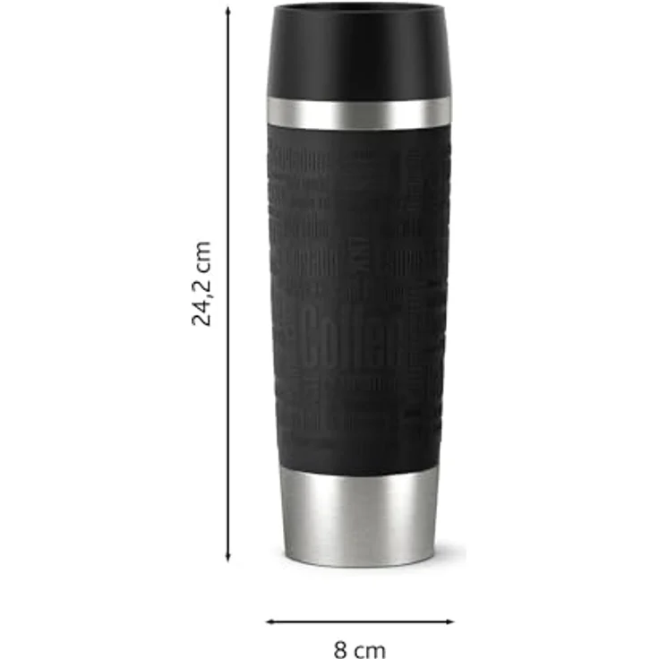 EMSA 'Grande Thermal Travel Mug', schwarz, 0.5L – Bild 11