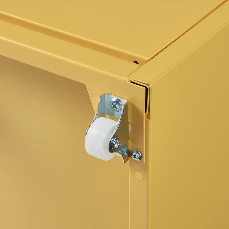 Rollcontainer Kökar mit 5 Schubladen 69x28x41 cm Gelb [en. casa] – Bild 9
