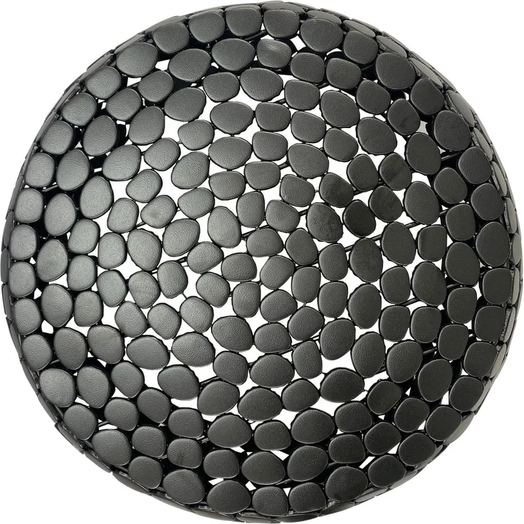 FINEBUY Couchtisch FB74464 Sofatisch Alu Wohnzimmertisch 66cm Loungetisch Metall Rund (Strukturierte Metalloberfläche mit moderner Wirkung), Kompakte Tischform für stilvolle Wohnbereiche – Bild 5