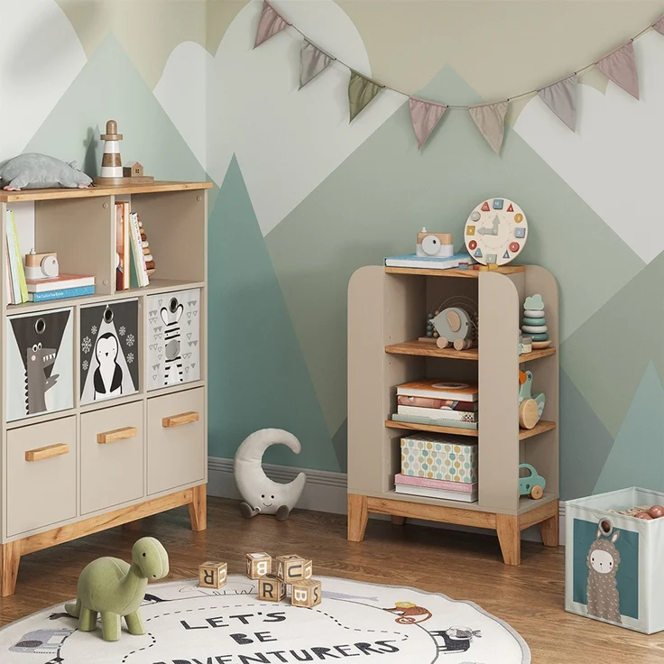 Kinderregal Malia Cashmere 60x88 cm mit 9 fächern Vitalispa – Bild 3