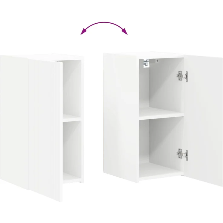 vidaXL TV-Schrankset 6 stk. 31 x 30 x 60 cm Weiß 3409123 – Bild 11