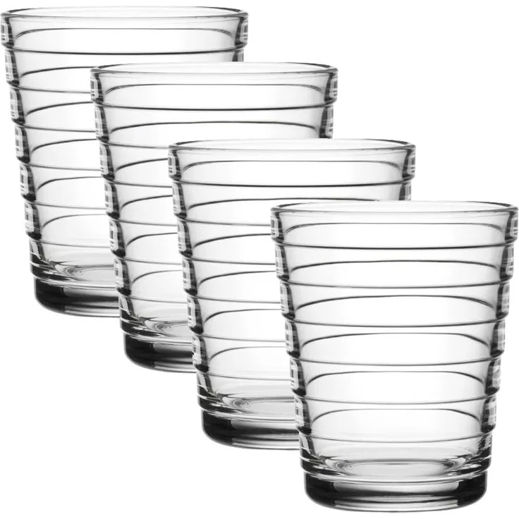 iittala Aino Aalto - Becher 22 cl klar 4 Stück