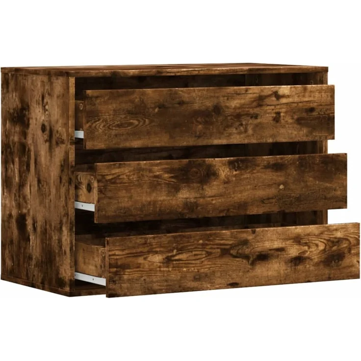 vidaXL Kommode Räuchereiche 80x41x58 cm Holzwerkstoff 852856 – Bild 5
