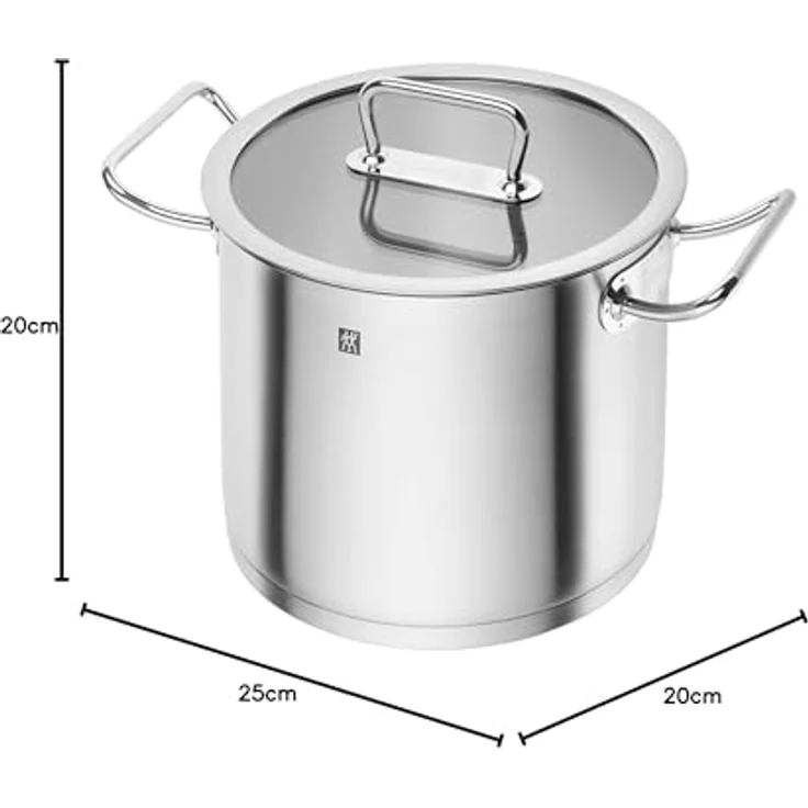 ZWILLING Pro Kochtopf hoch 24 cm, 18/10 Edelstahl – Bild 12