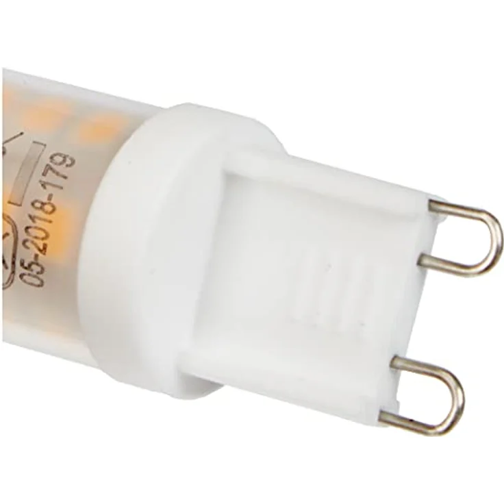 Trio Leuchten LED Leuchtmittel G9, 3 W, Klar, dimmbar, 2er-Blister, warmweiß 3000K, 320 Lumen – Bild 3