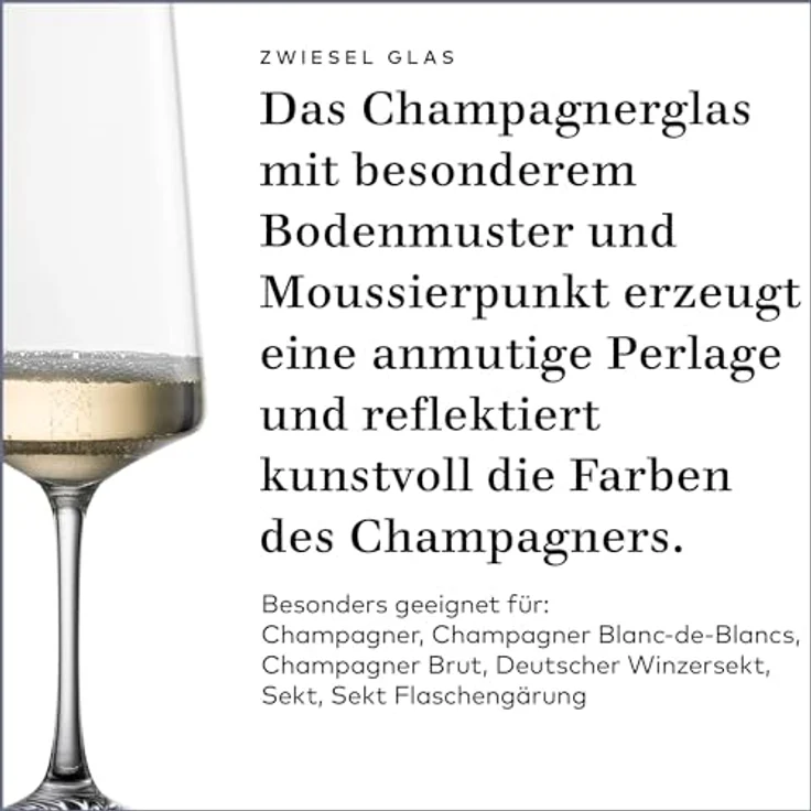 Zwiesel Glas ECHO Champagnerglas 395 ml 4er Set – Bild 4
