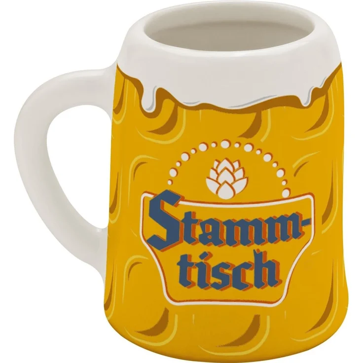 Schnapskrug Schnapsglas Stamper Keramik Sheepworld STAMMTISCH 73846 – Bild 2