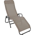 MFG Freizeitmöbel Gartenliege MFG Bäderliege "Pool 3", anthrazit/taupe, klappbar