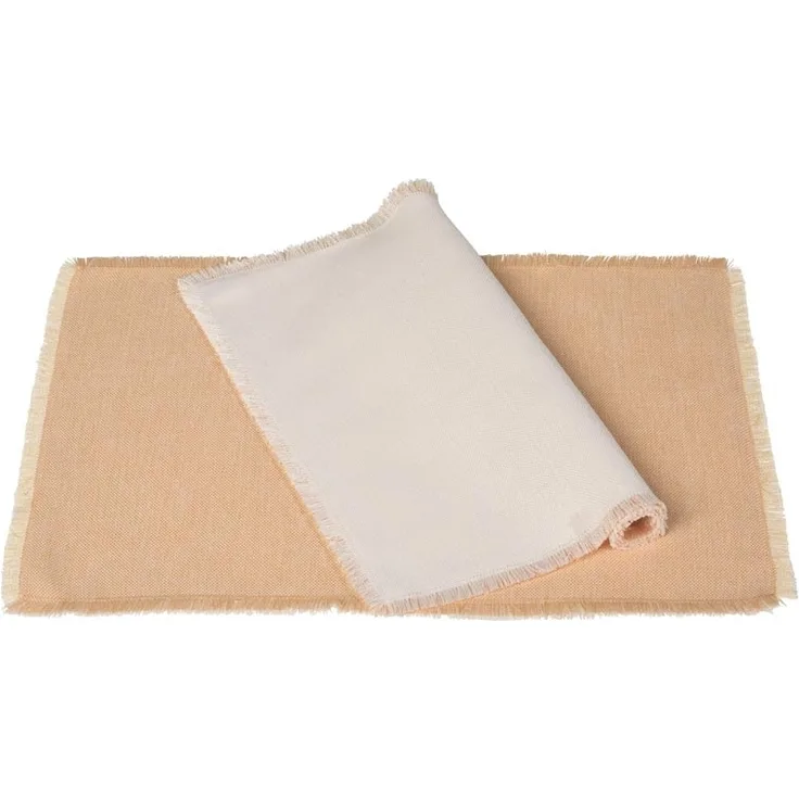 Pichler Tischset 33x48 cm Doppio peach/perle
