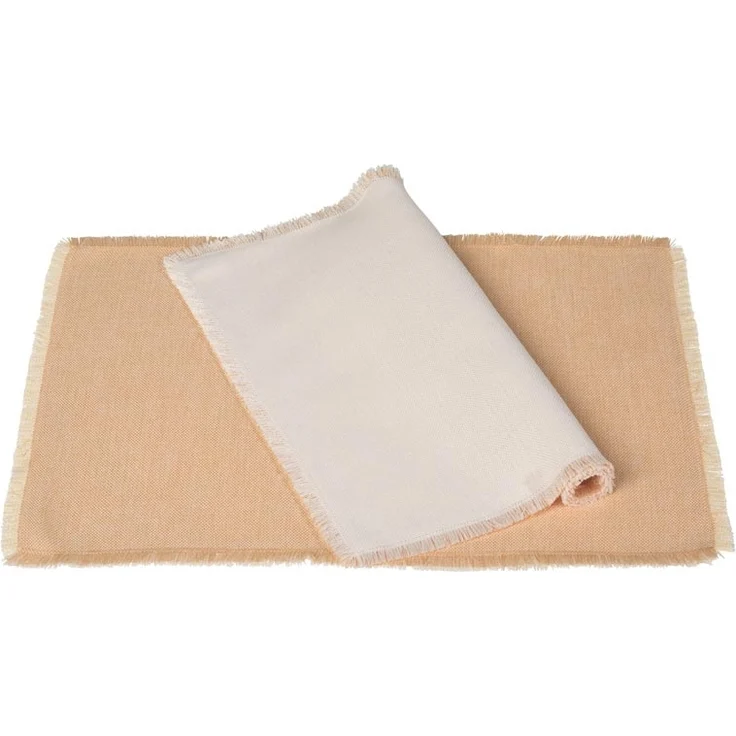 Pichler Tischset 33x48 cm Doppio peach/perle