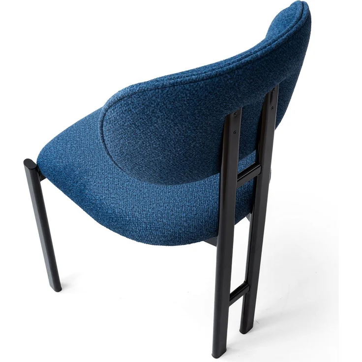 Skye Decor 'Muriz - 4969' Stuhlset (2-teilig), Marineblau / Schwarz, 43 x 83 x 47,5 cm – Bild 5