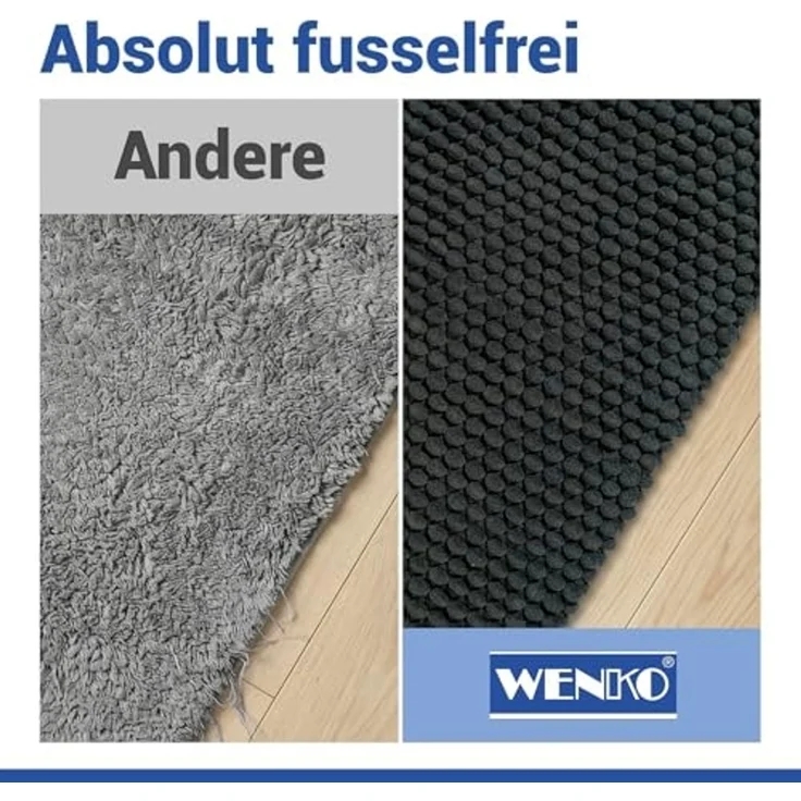 WENKO SOLIVO Badteppich 50 x 80 cm, Grün – Bild 6