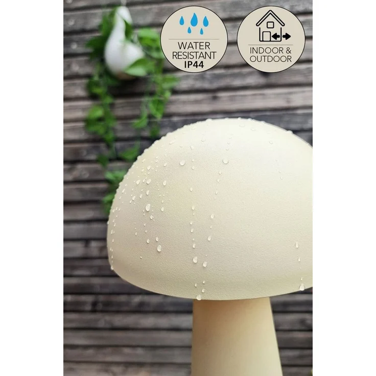 Coen Bakker Deco BV LED Außen-Tischleuchte Touch Tischlampe Pilzform Dimmbar Akku In-/Outdoor IP44, Touch-Funktion, LED fest verbaut, Kaltweiß, Warmweiß, Tageslichtweiß – Bild 3