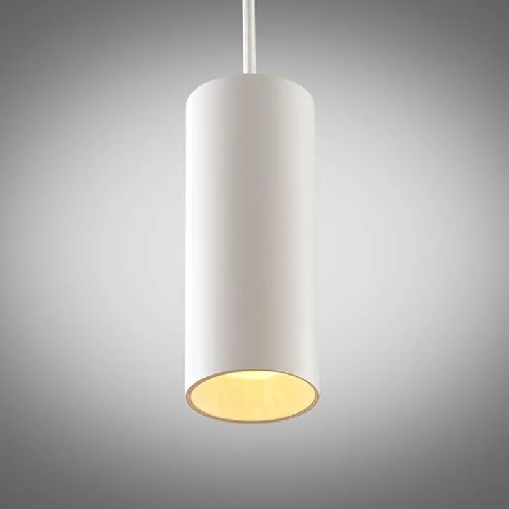 ARCCHIO Ejona Pendelleuchte, Höhe 15 cm, weiß, Aluminium, GU10 Fassung, mit 2 Reflektoren – Bild 5