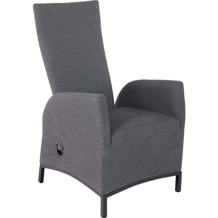 Primaster Dining Lounge Sessel Comino Move Lika TEX Stuhl Garten Möbel Anthrazit