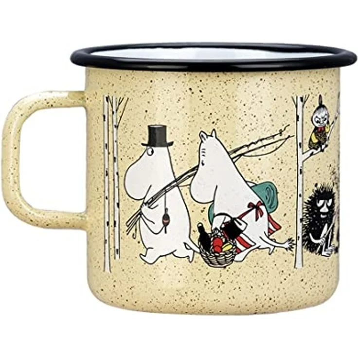 Muurla Kinderbecher Tasse Mumins XXL Campers (800 ml) – Bild 2