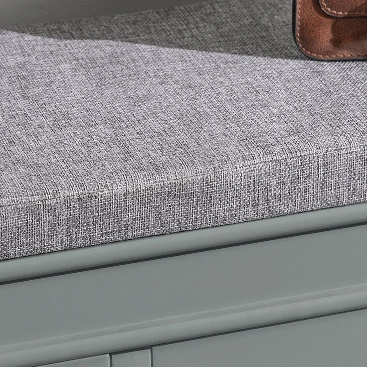 SoBuy FSR64-HG Schuhbank, MDF, Lackiert, Grau, 104 x 51 x 24 cm – Bild 9