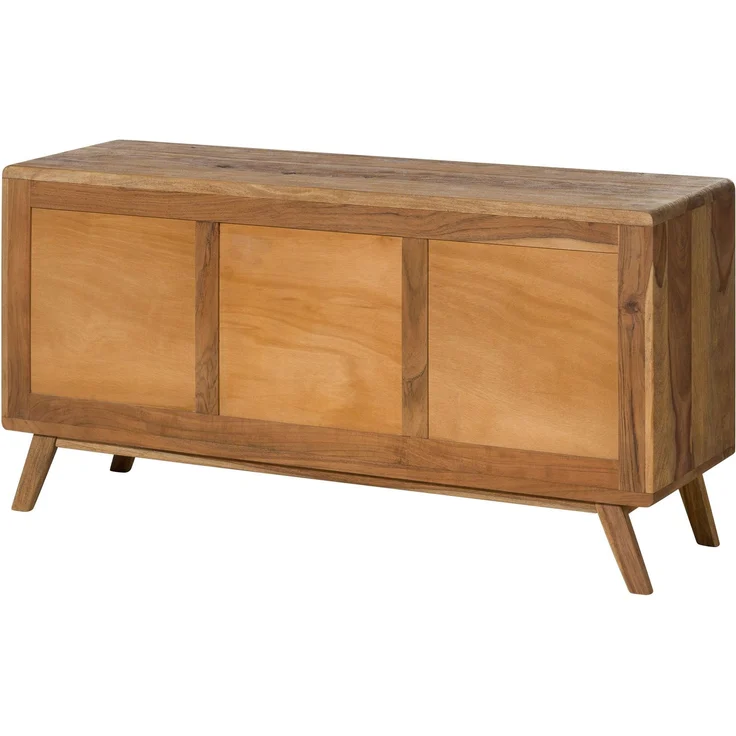 Sideboard Sheesham 134x40x65 natur sandgestrahlt lackiert MALMÖ 2 #206 – Bild 8