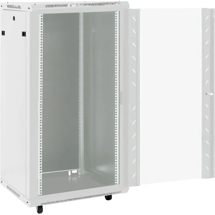 vidaXL 22U Netzwerkschrank 19" IP20 Grau 60x60x120 cm 3307634 – Bild 2