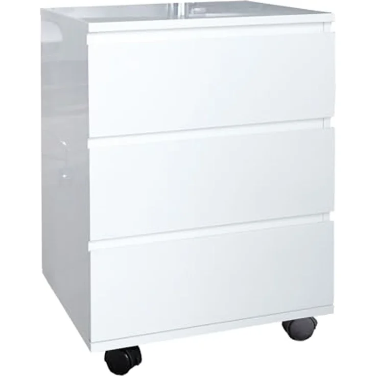 riess-ambiente Rollcontainer BIG DEAL 45cm weiß, Hochglanz – Bild 1