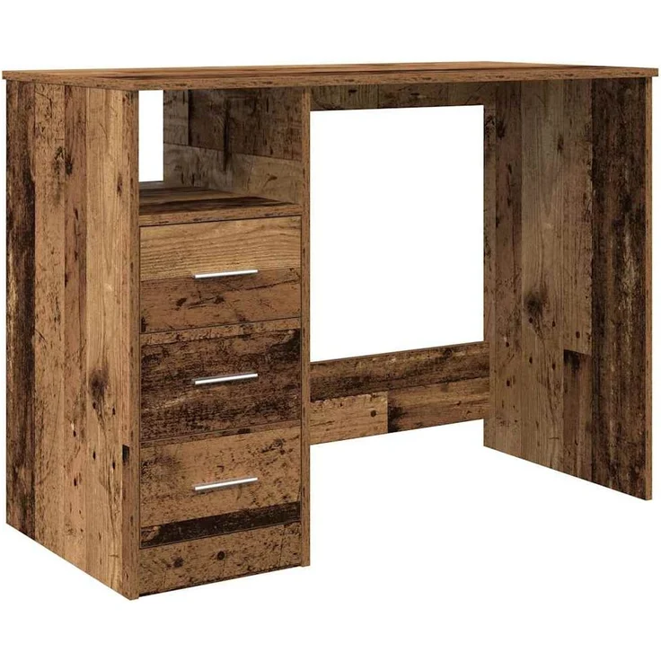 vidaXL Schreibtisch Altholz-Optik 102x50x76 cm Holzwerkstoff 855852 – Bild 1