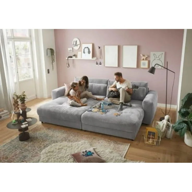 XXL Loveseat Barura - Dein neuer Lieblingsplatz in Cord-Stoff