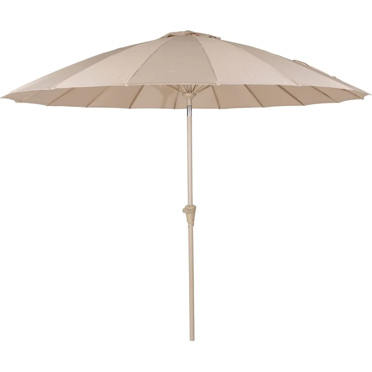 Zuiver Sonnenschirm Sunshine in Beige mit Edelstahlstab für Garten 250x250x235 cm – Bild 3