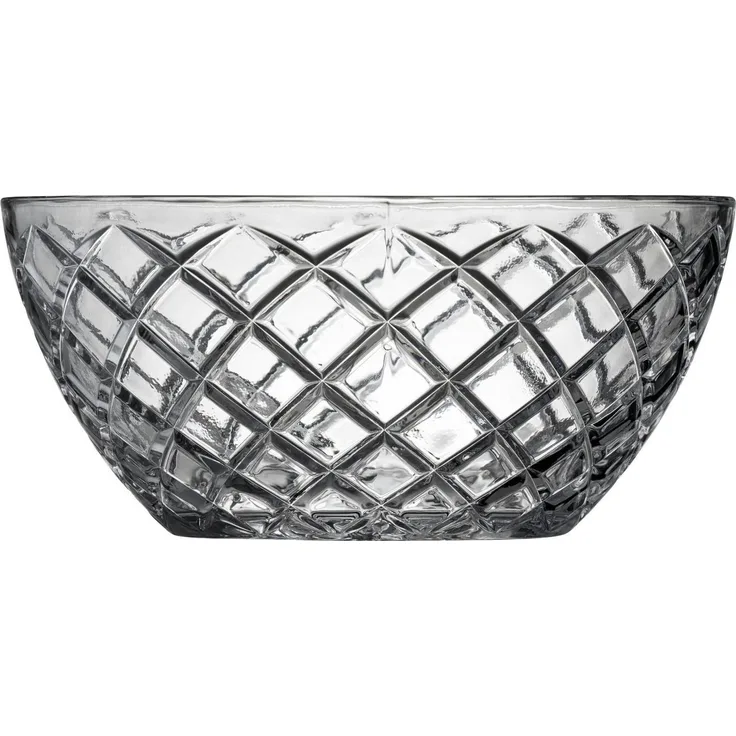Lyngby Glas Salatschüssel Sorrento, Servierschale, Schale, Glas, Klar, 24 cm, 29035
