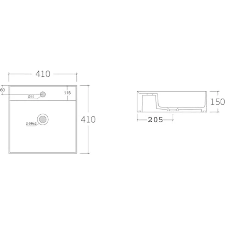 Vente-unique - SATARA Badmöbel-Set Holz, Platte Puderrosa - B 46 cm x H 46 cm x L 80 cm – Bild 3