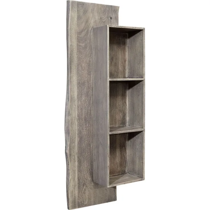 Wandregal Akazie grau lackiert PURE ACACIA #411