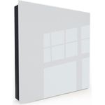 Primedeco Schlüsselkasten Dekor-Schlüsselkasten, Magnetpinnwand und Memoboard mit Glasfront Motiv Hellgrauer Hintergrund