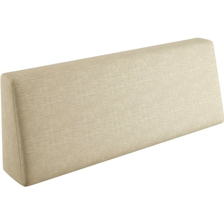 sunnypillow Rückenkissen Palettenkissen mit abnehmbarem Bezug Rückenkissen 120x40x20/10cm, Cremefarben