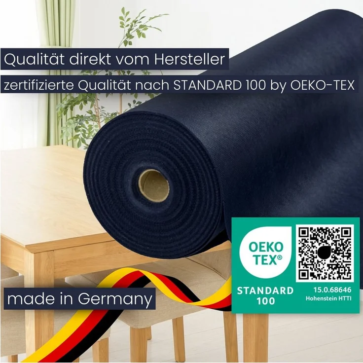 Sensalux Tischdecke Sensalux Tischdeckenrolle, 1m x 25m Dunkelblau – Bild 2