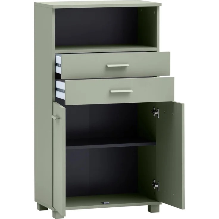 Schildmeyer Midischrank Mono, in zwei Breiten verfügbar, mit Schubkästen und Ablagefach Made in Germany – Bild 3