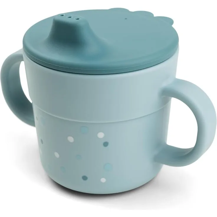 Done By Deer Trinkbecher - Happy Dots – Blue Blau