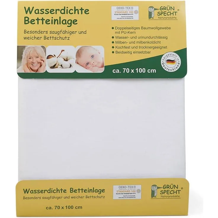 Grünspecht Matratzenauflage, 70x100 cm
